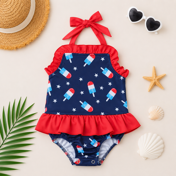 Bomb Pop Swim - 1 Piece (RTS)