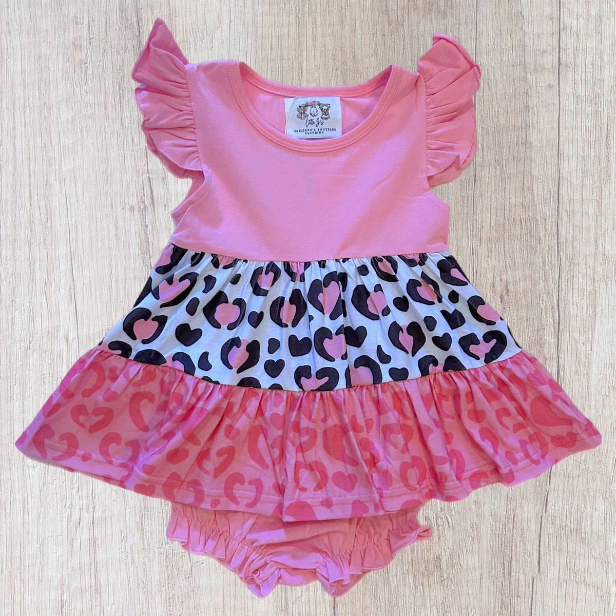 Leopard Hearts Valentine’s Bloomer Set (RTS)