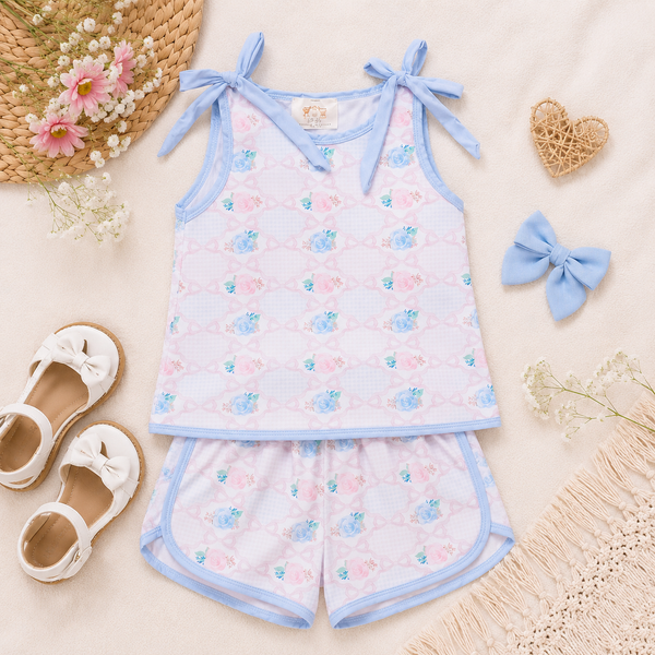 Everyday Play Basics - Blue Floral & Bows - Tank Set (RTS)