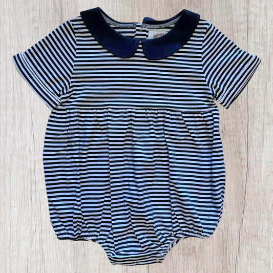 Striped Brother Bubble - Navy (RTS)