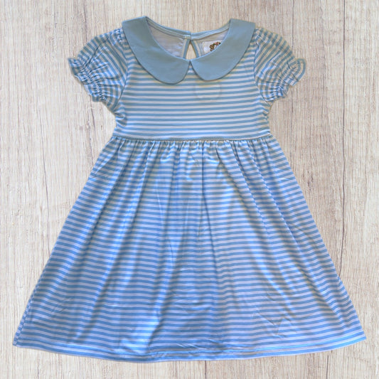 Striped Sister Dress - Blue (RTS)