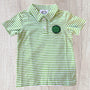 Striped Hero Polo - Green (RTS)