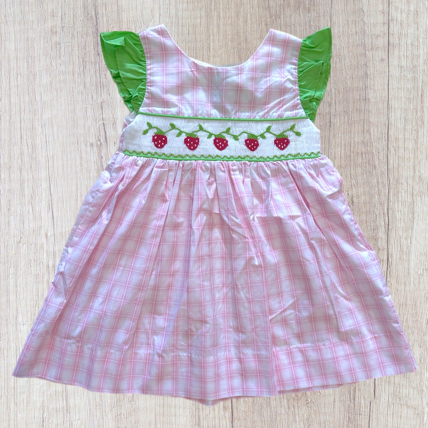 Strawberry Delight Dress - Smocked (RTS)