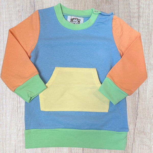 Retro Color Block Sweater - Boy (RTS)