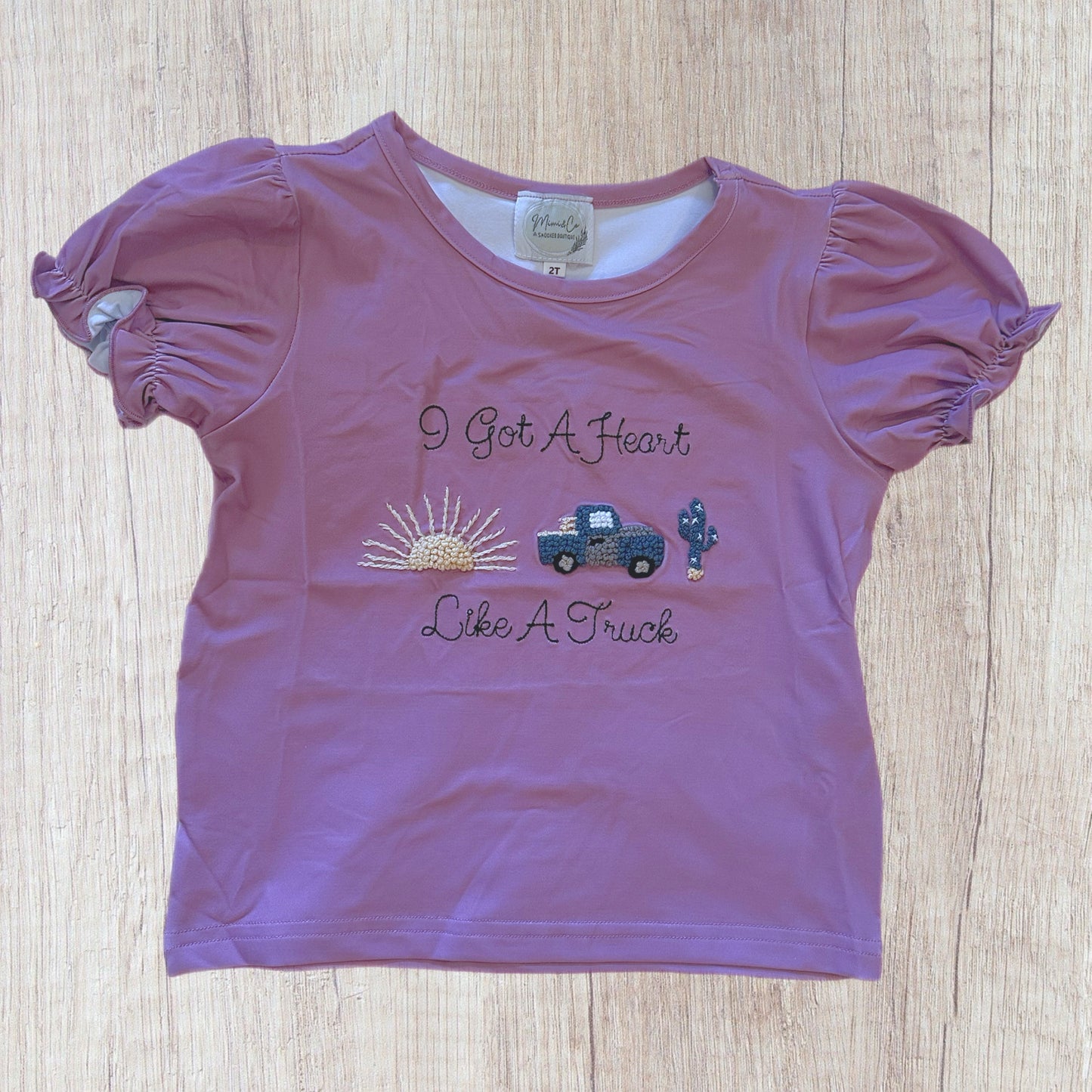 Like A Truck French Knot Shirt (RTS)