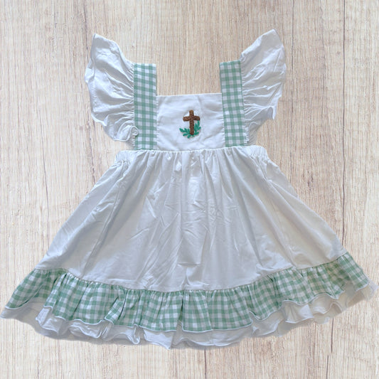 French Knot Crosses Dress (RTS)