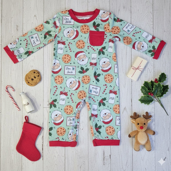Dear Santa Boys Romper (RTS)