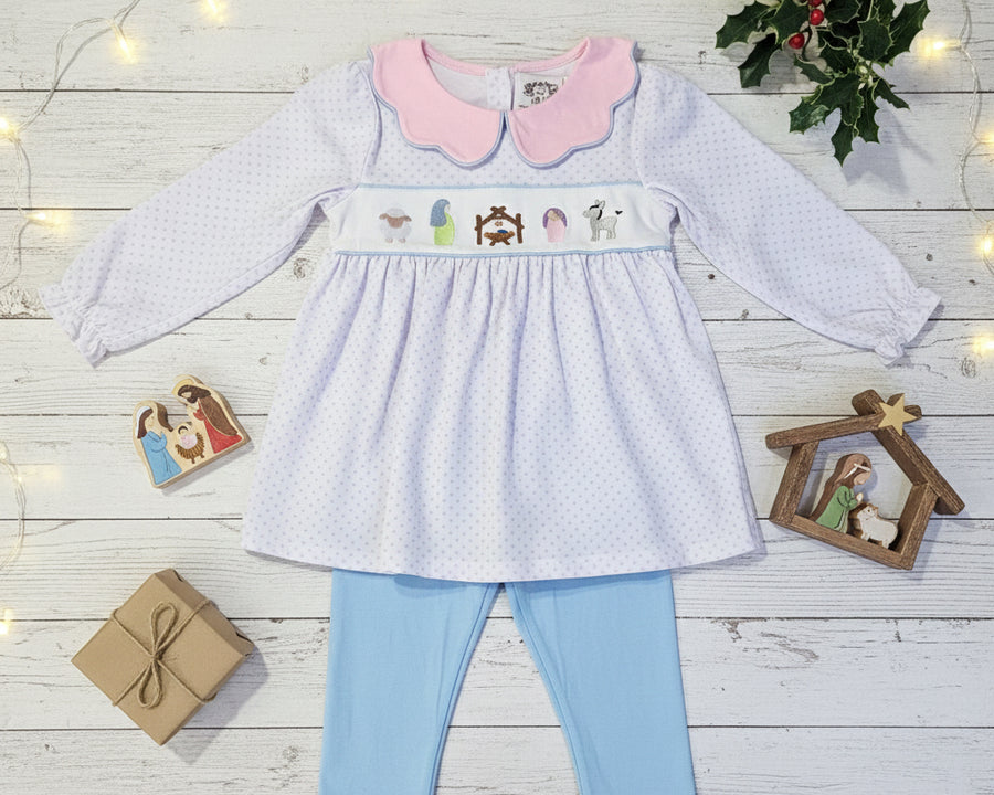 Away In A Manger Girls Set (RTS)