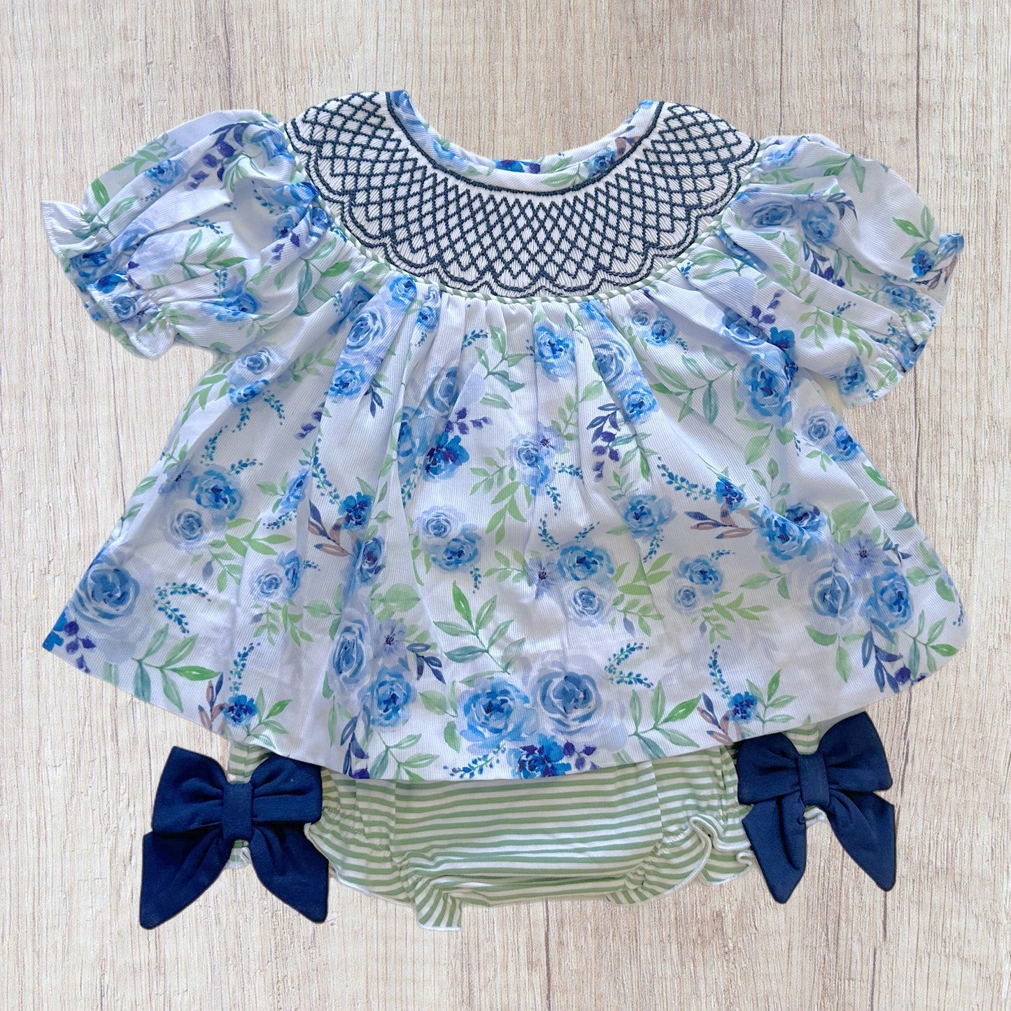 Floral & Stripes Family Collection - Bloomer Set (RTS)