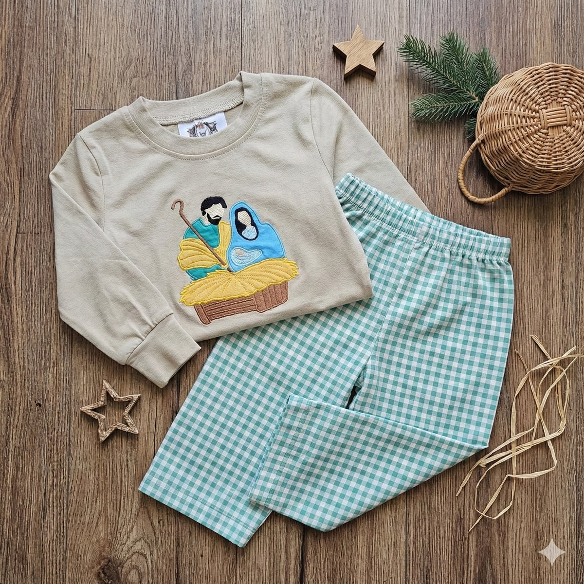 Holy Family Pant Set - Boy (RTS)