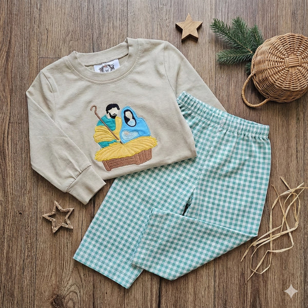 Holy Family Pant Set - Boy (RTS)