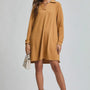 French Terry A Line Dress - Marigold (RTS)