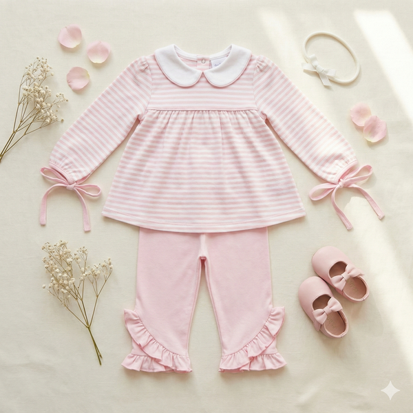 Striped Winter Basic - Pink (RTS)