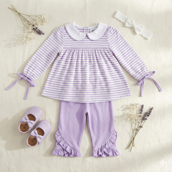 Striped Winter Basic- Purple (RTS)