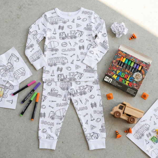 Color Your Own PJs - Boy (RTS)