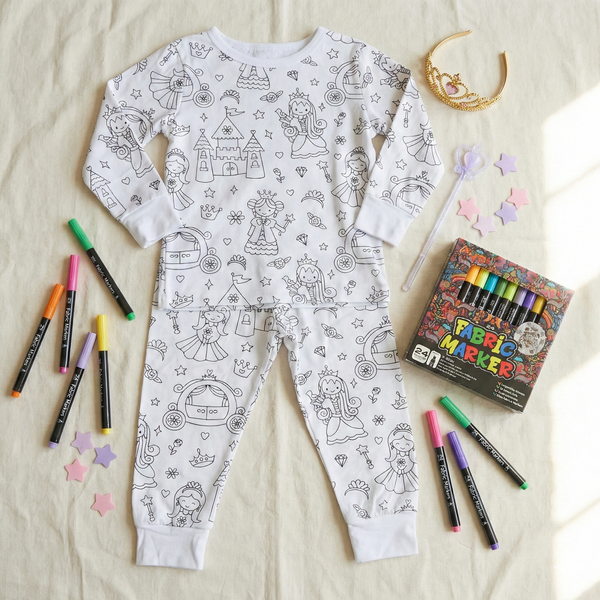 Color Your Own PJs - Girl (RTS)