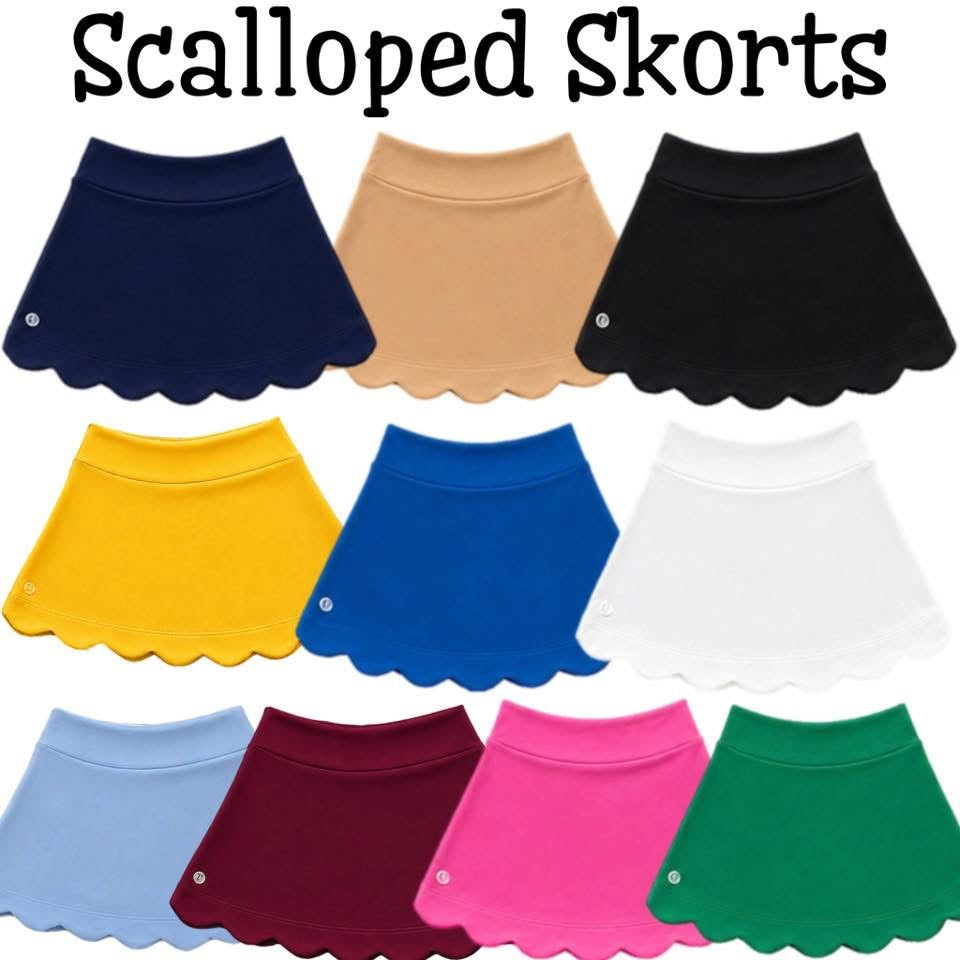 Scalloped Skorts (RTS)