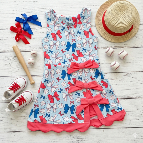 Baseball Bow Skorts (RTS)