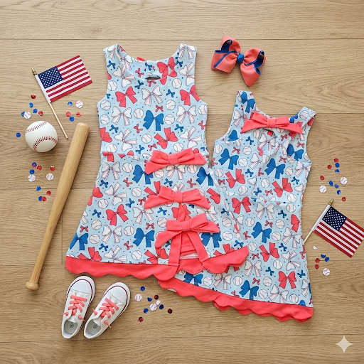 Baseball Bow Skorts (RTS)