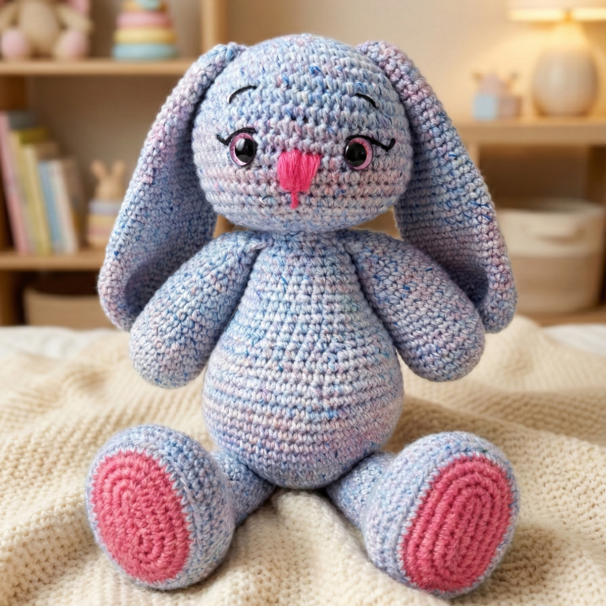 Handmade Knit Bunny (RTS)