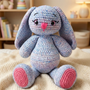 Handmade Knit Bunny (RTS)