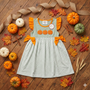 Sage Pumpkin Trio Dress (RTS)