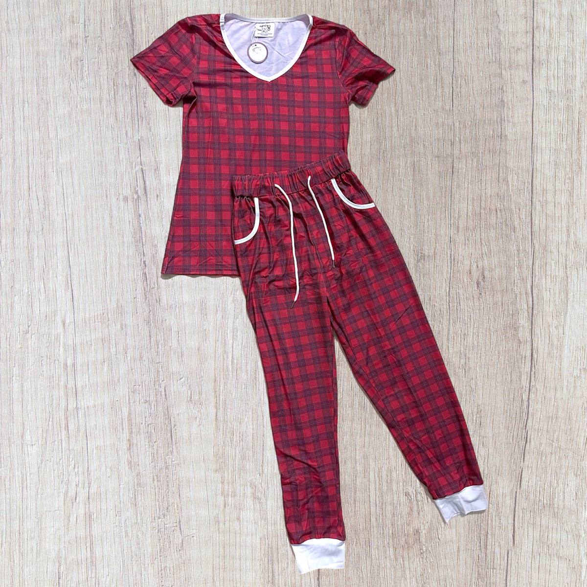 Plaid Lounge Set For Mom (RTS)