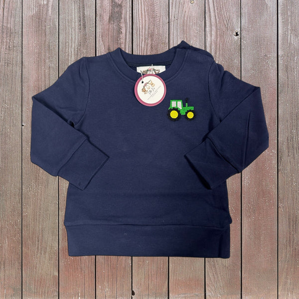 Simple Stitch Boys Pullover - Tractor (RTS)