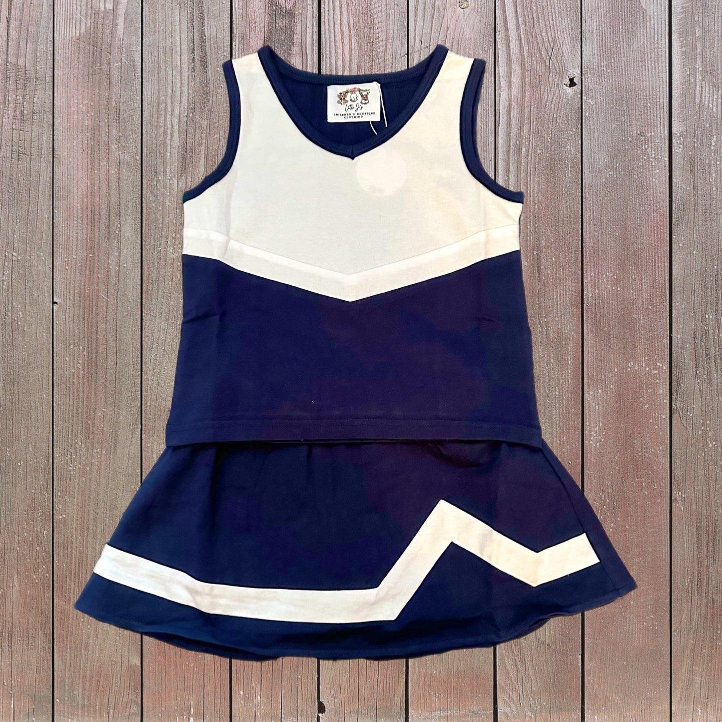 Cheer Outfits Collection Navy And White (RTS)