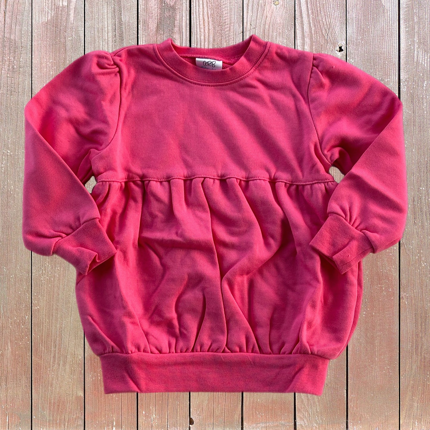 Bubble Sweatshirt Pink (RTS)