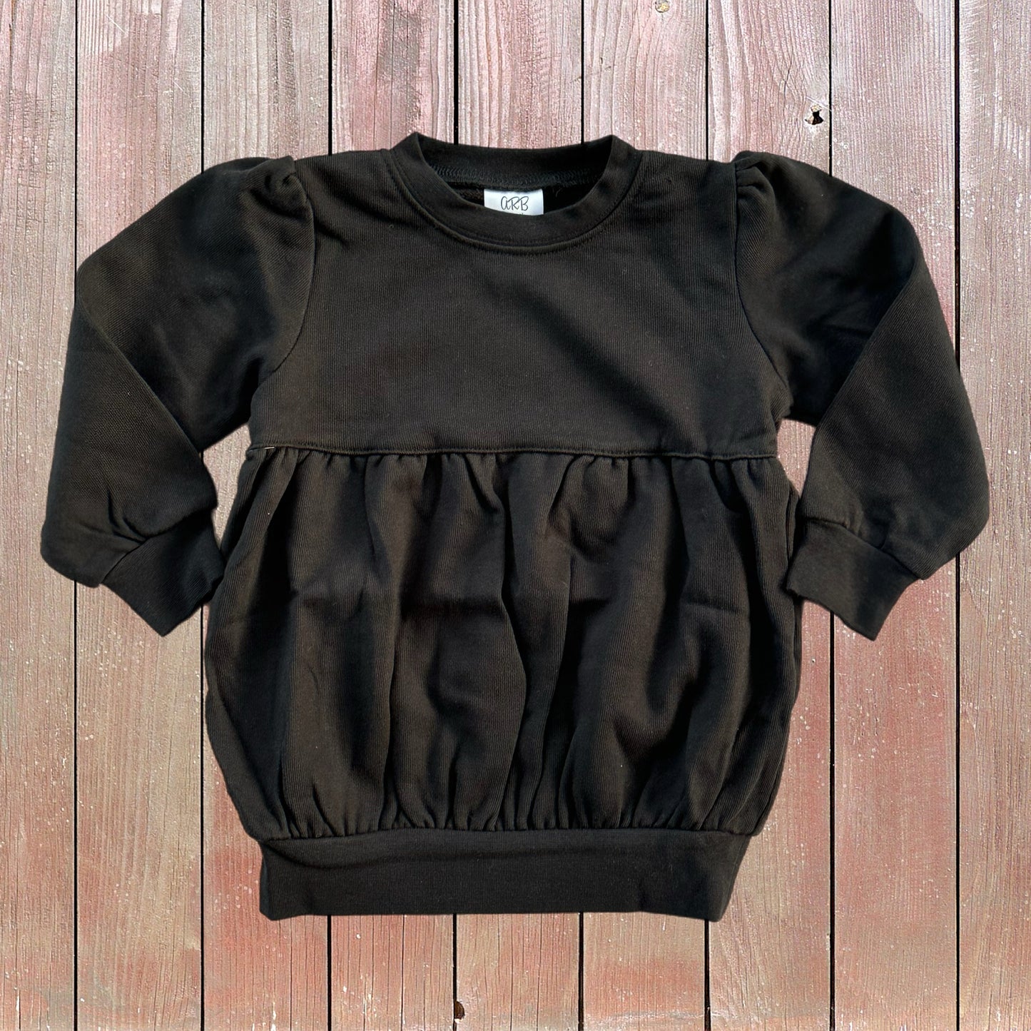 Bubble Sweatshirt Black (RTS)