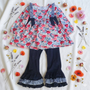 Hadley Kate's Floral & Gingham- Girl Set (RTS)