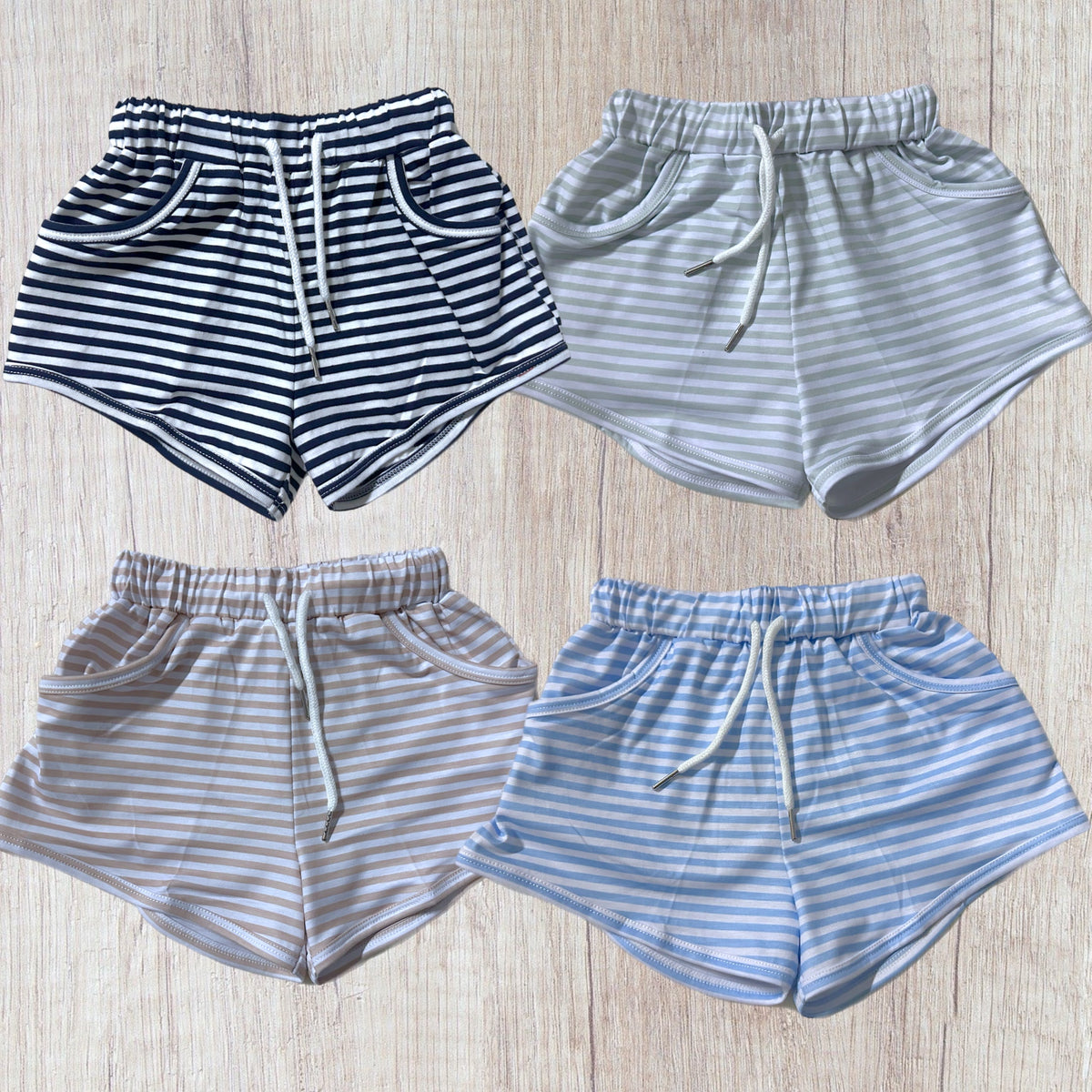 Boys Striped Shorts (RTS)