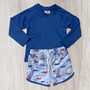 Set Sail Swim - Boy Rash Guard (RTS)