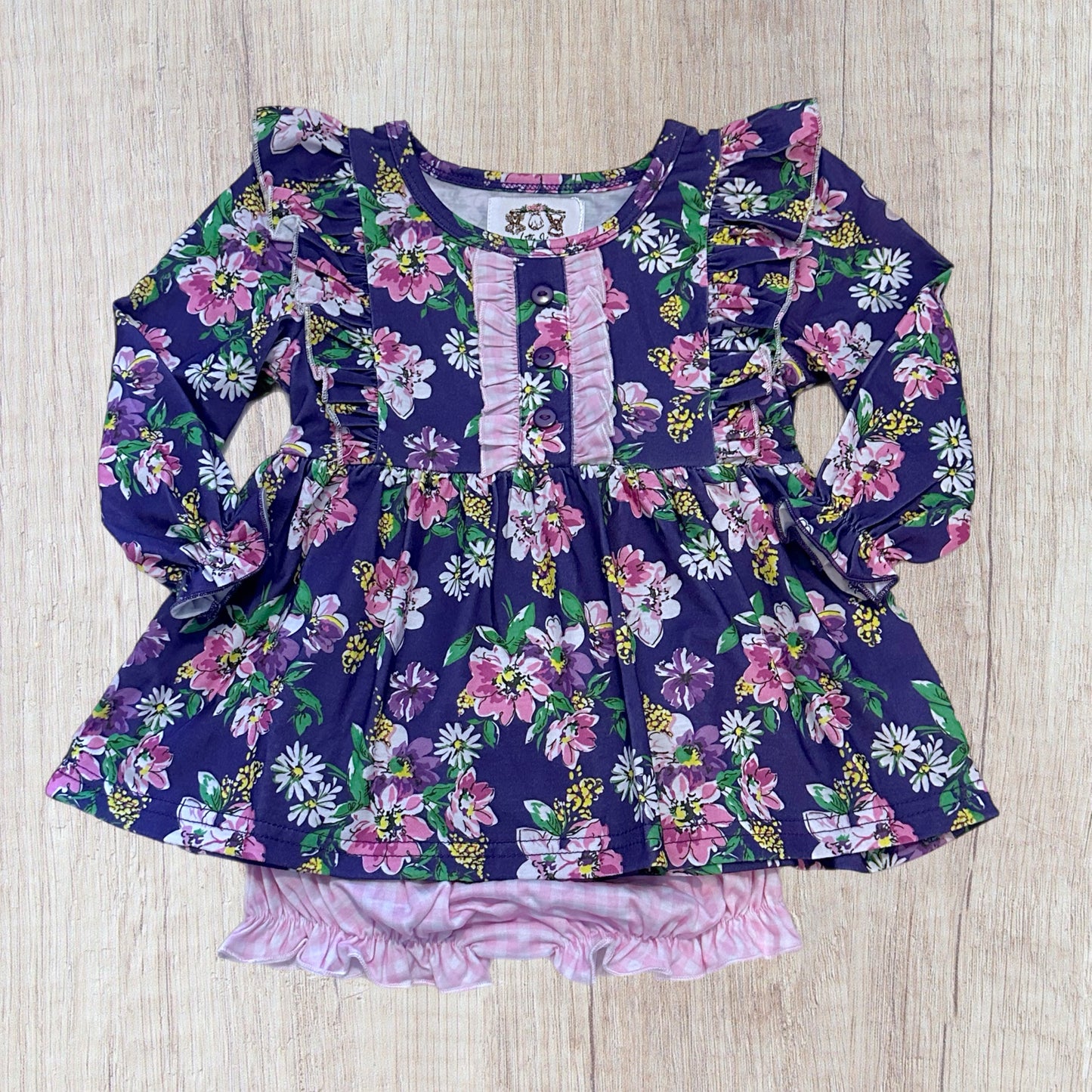 Purple Floral Collection Bloomer Set (RTS)