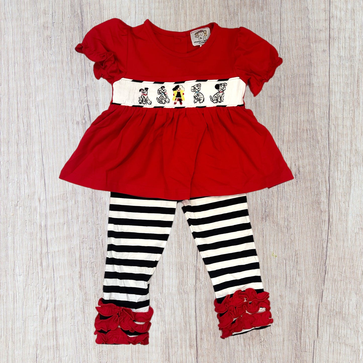Spotted Pups Collection Girls Pant Set (RTS)