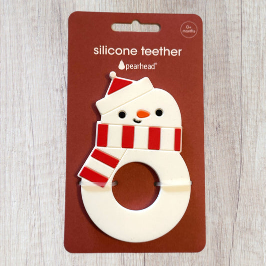 Silicone Teether Snowman (RTS)