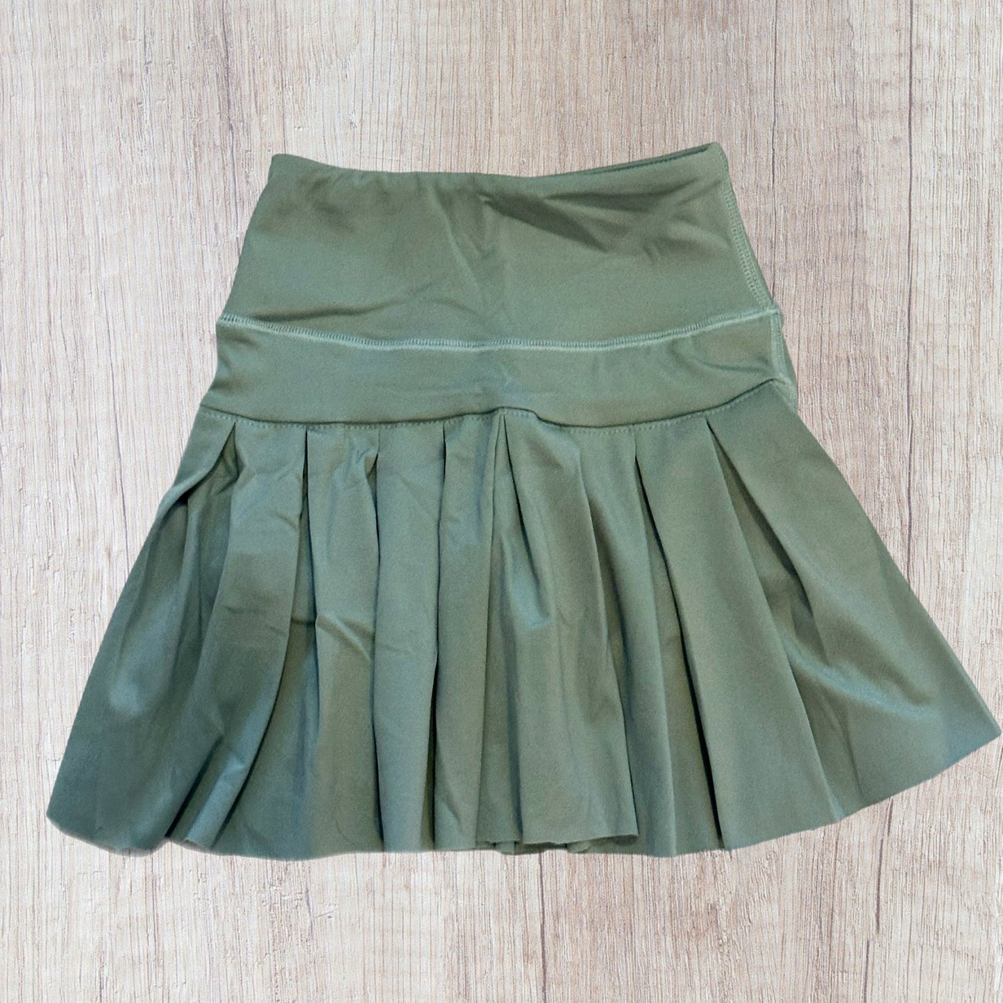 LL Pleated Skirt Green (RTS)