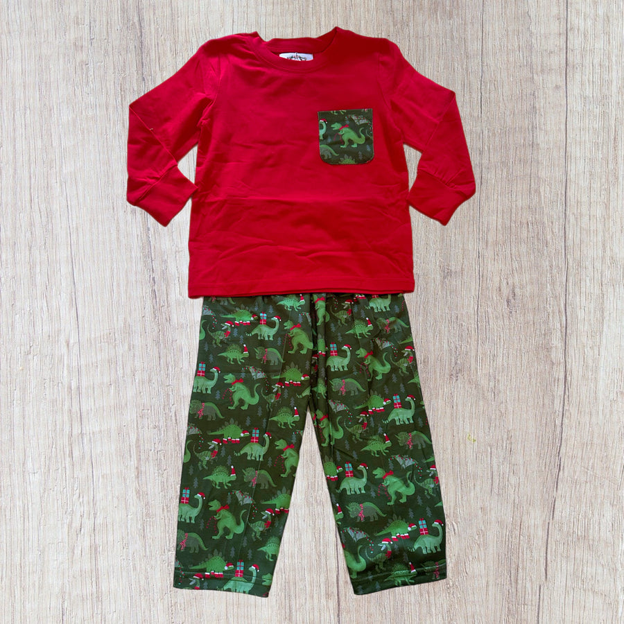 Christmas Dinosaur Boy Set (RTS)
