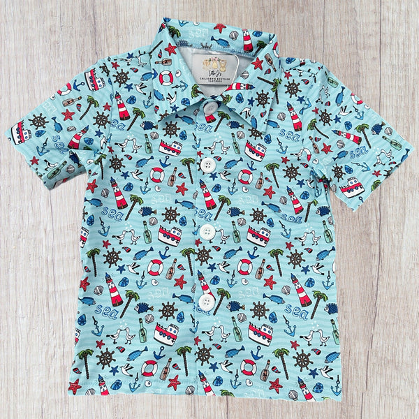 Seas The Day - Button Up (RTS)