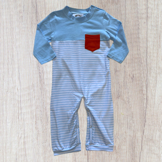 Simple Boy Collection Blue Romper (RTS)