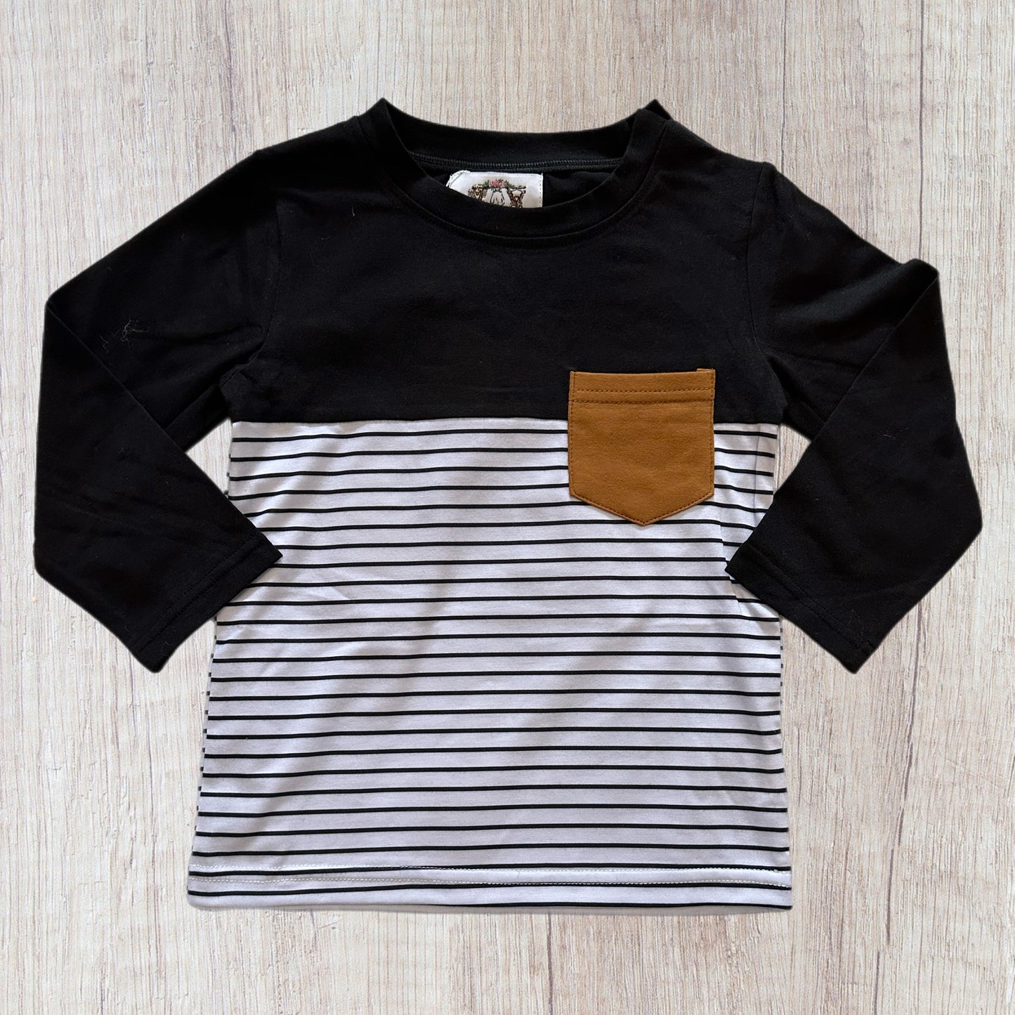 Simple Boy Collection Black Shirt (RTS)