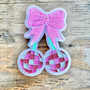 Cherry Disco Ball Freshies (RTS)