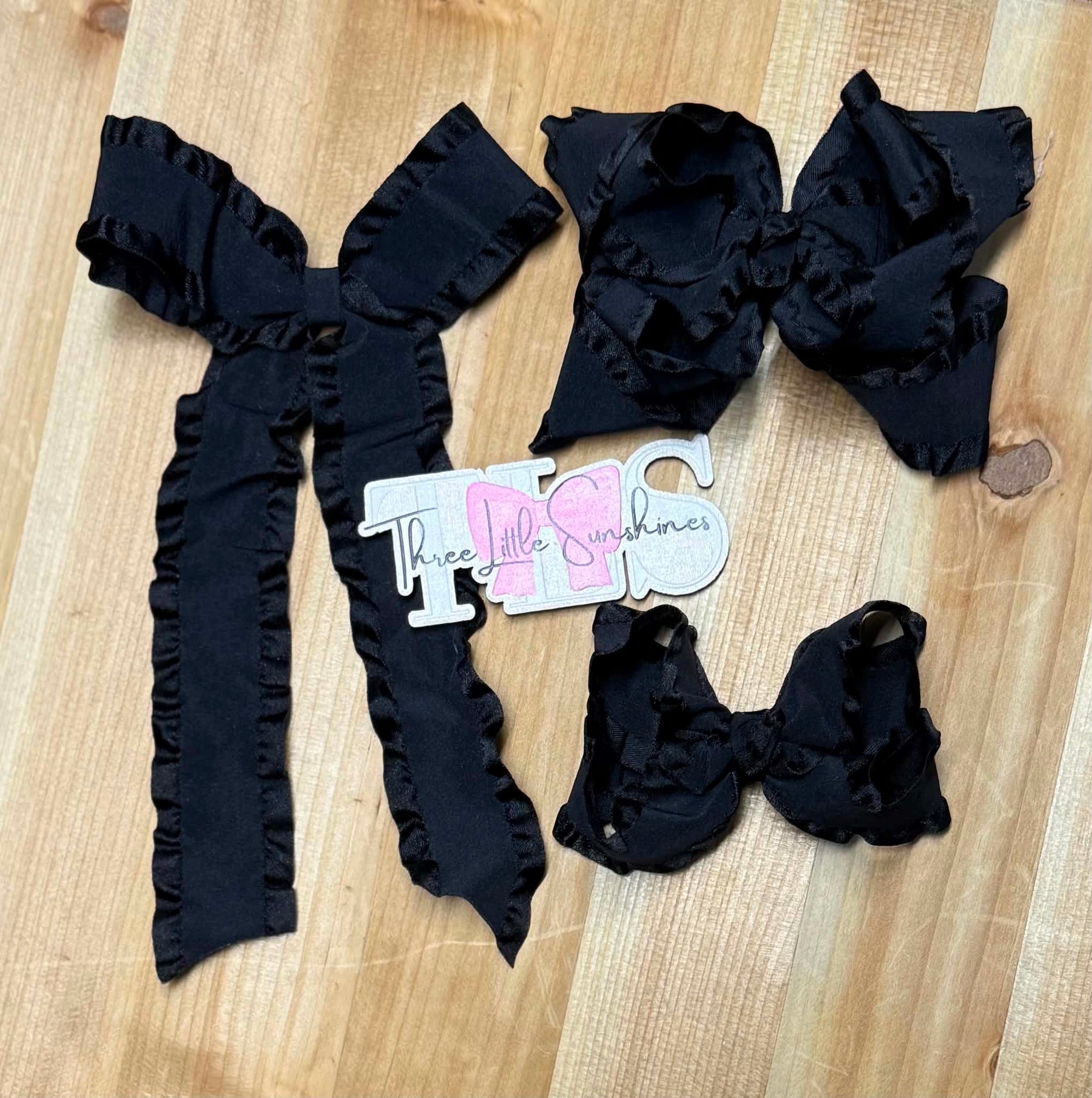 Ruffle Tail Ribbon Bows (RTS)