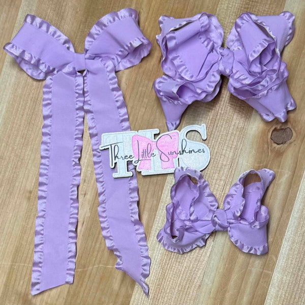 Ruffle Tail Ribbon Bows (RTS)