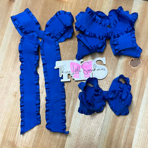 Double Stack Ruffle Bows (RTS)