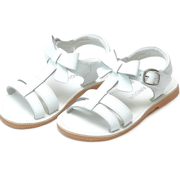 Janie T-Strap Bow Sandal by L’Amour