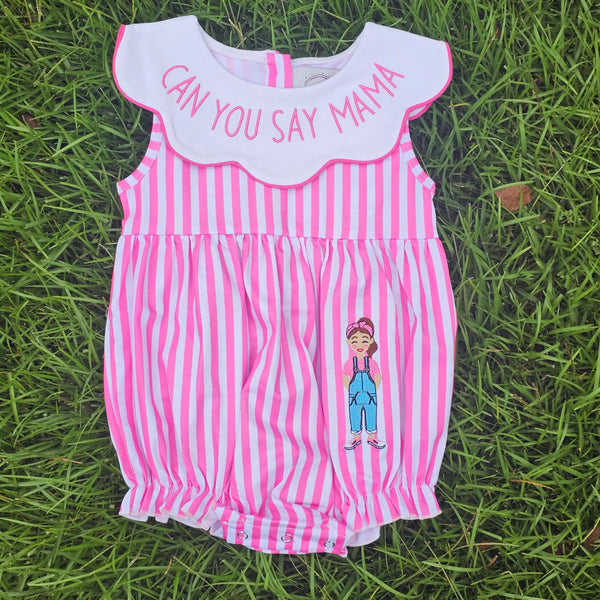 Can You Say Mama - Girl Bubble (RTS)