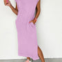 Women's Mineral Wash Dress - Purple (RTS)