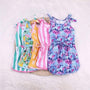 Summer Rompers - Green Stripes (RTS)